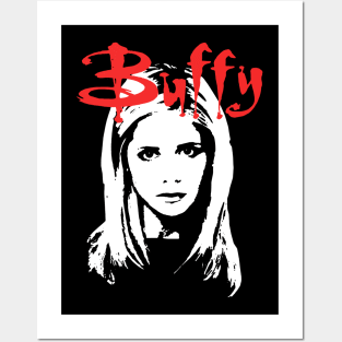 Buffy The Vampire Slayer Retro Tv Fan Posters and Art